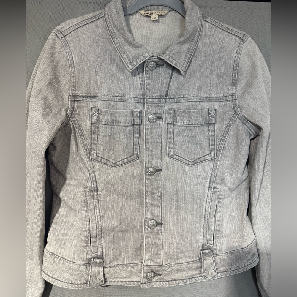 Cabi Jeans denim jacket size medium.